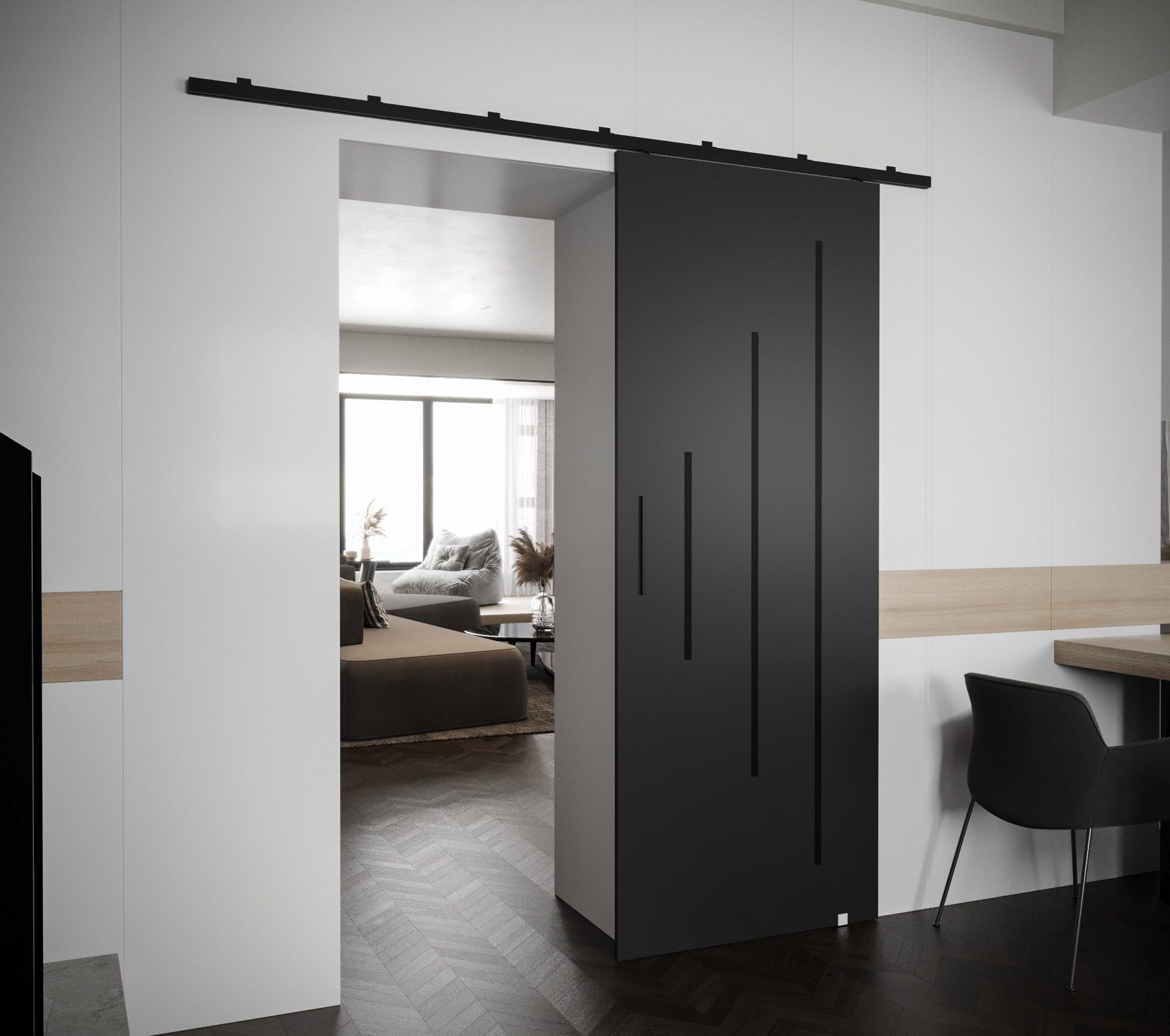 ABIKS MÖBEL Schiebetür Innenschiebetür Schiebetür Schiebetürsystem günstig online kaufen