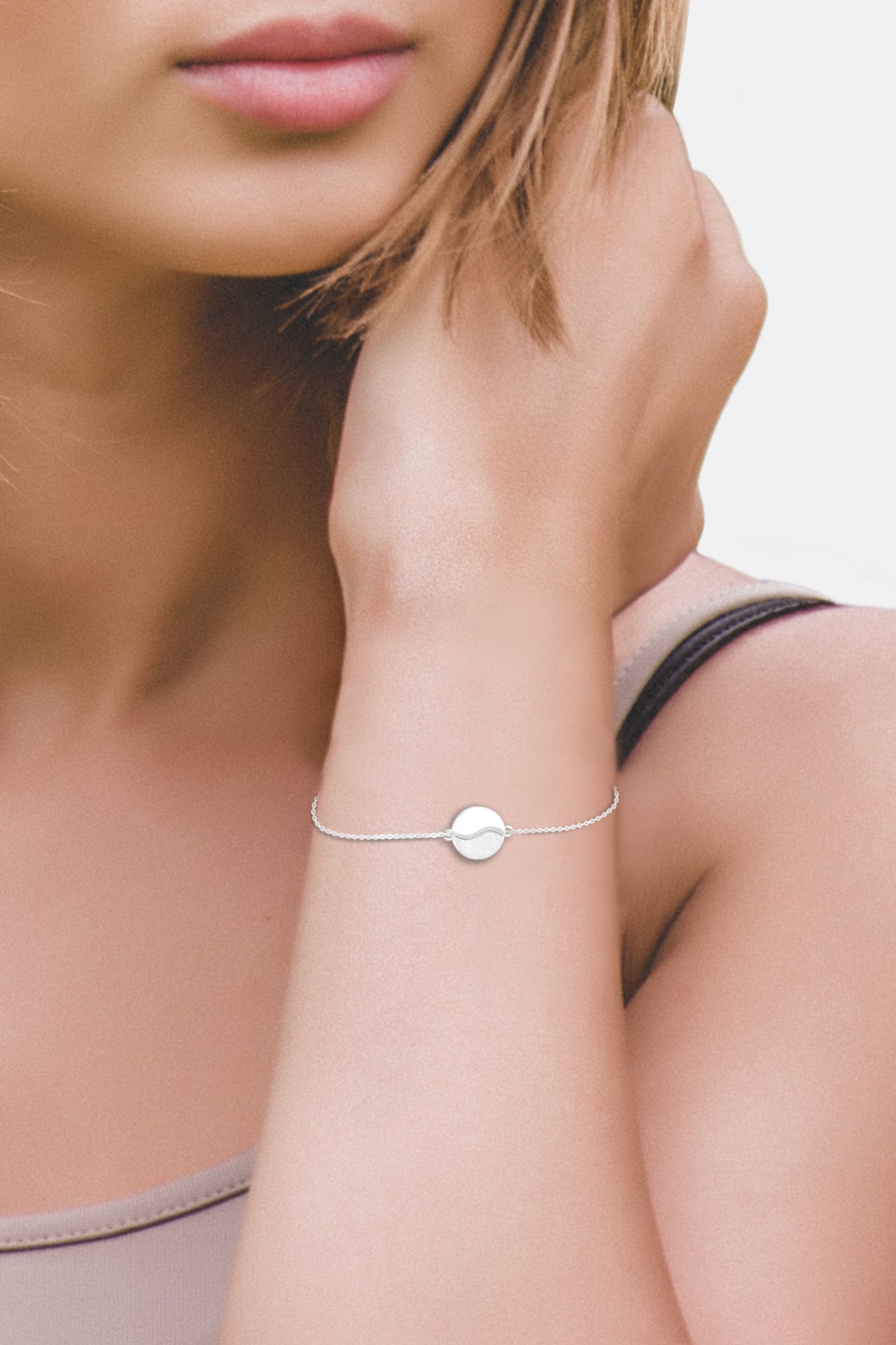 Sofia Milani Armband Gebürstetes Ying Yang (No information), 925 Silber Damen Schmuck - B0328 – Bild 2 von 5