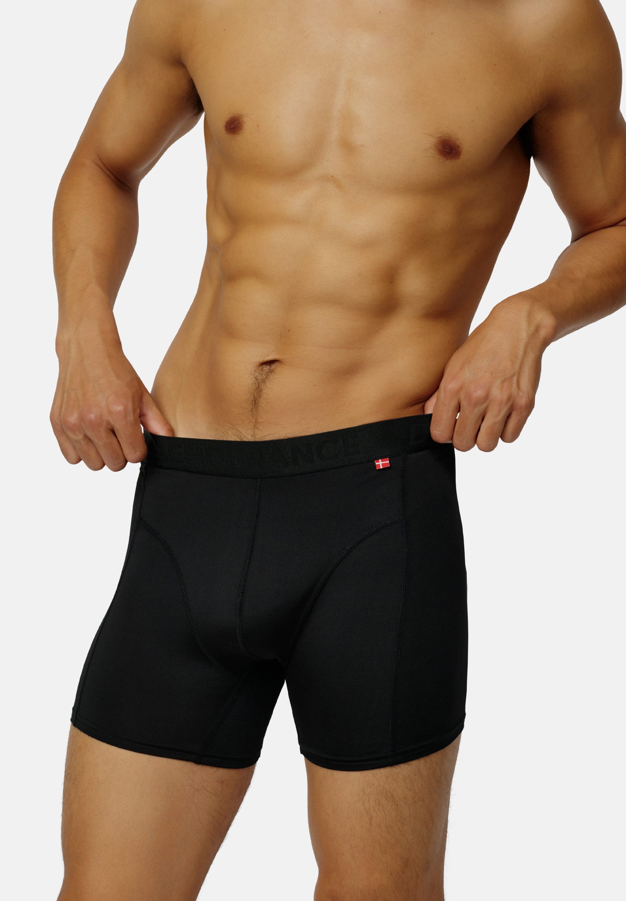 DANISH ENDURANCE Boxershorts Sports Trunks (3-St) Schnelltrocknende Sportunterhose, ohne Aufrollen & Verrutschen