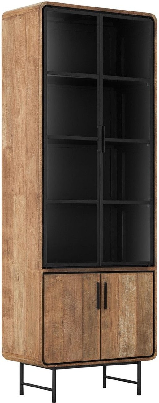 DTP Buffet Evo aus recyceltem Teakholz, Glastüren