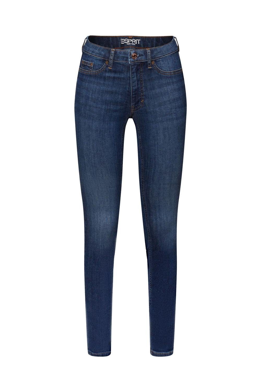 Esprit Regular-fit-Jeans RCS M Jegging, BLUE DARK WASH