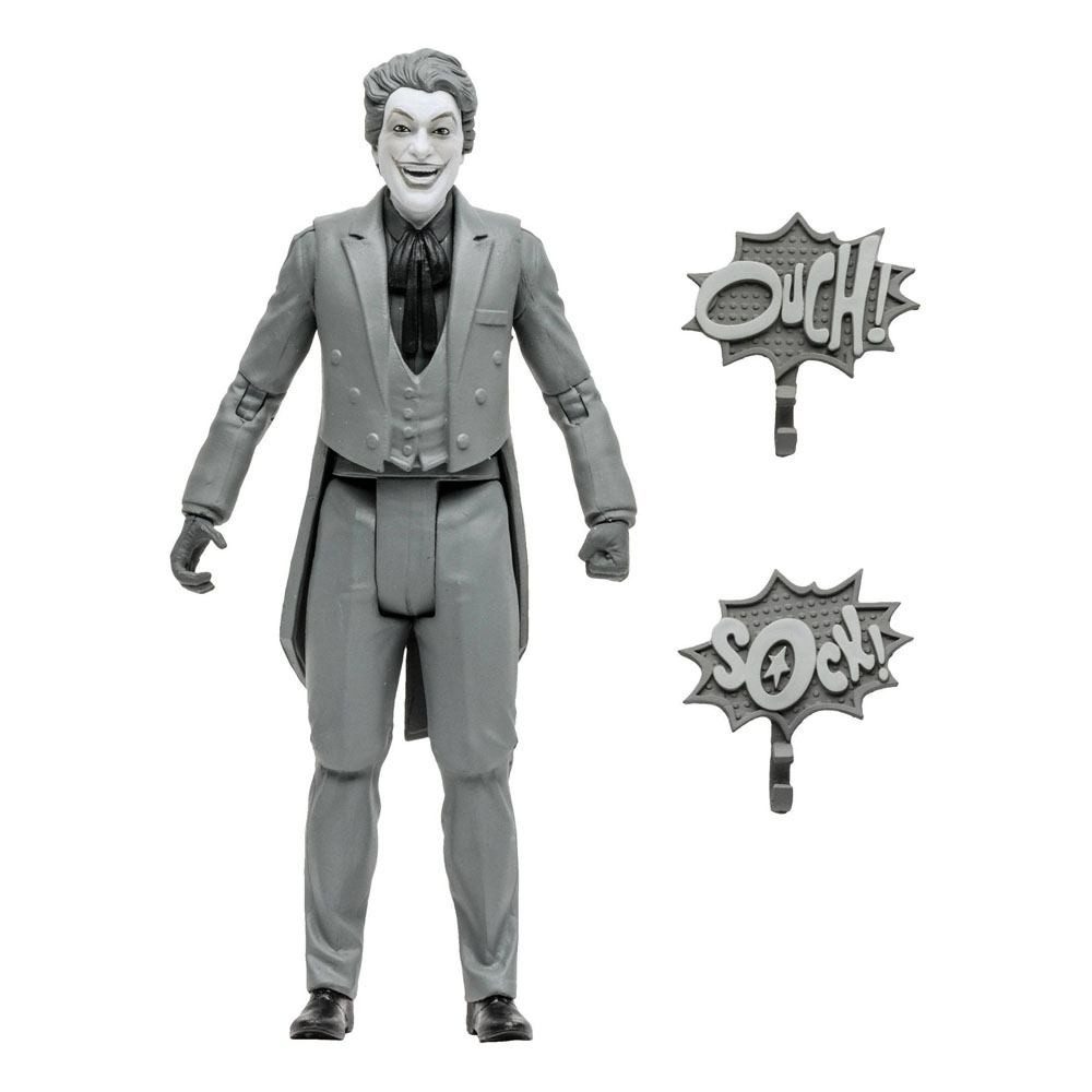 McFarlane Toys Actionfigur DC Retro Batman 66 The Joker (Black & White TV Variant) 15 cm