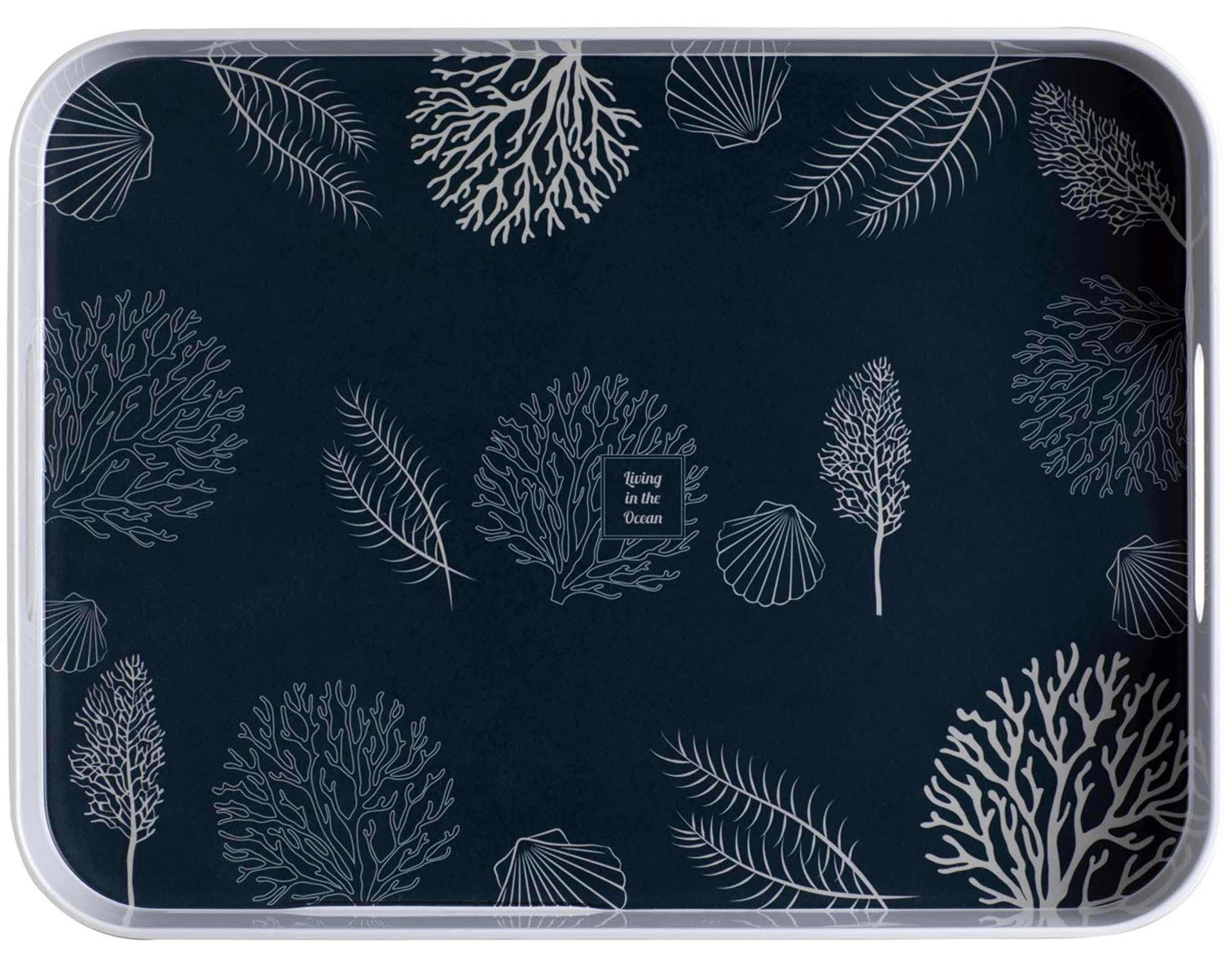 Tablett Tablett - Living navyblau