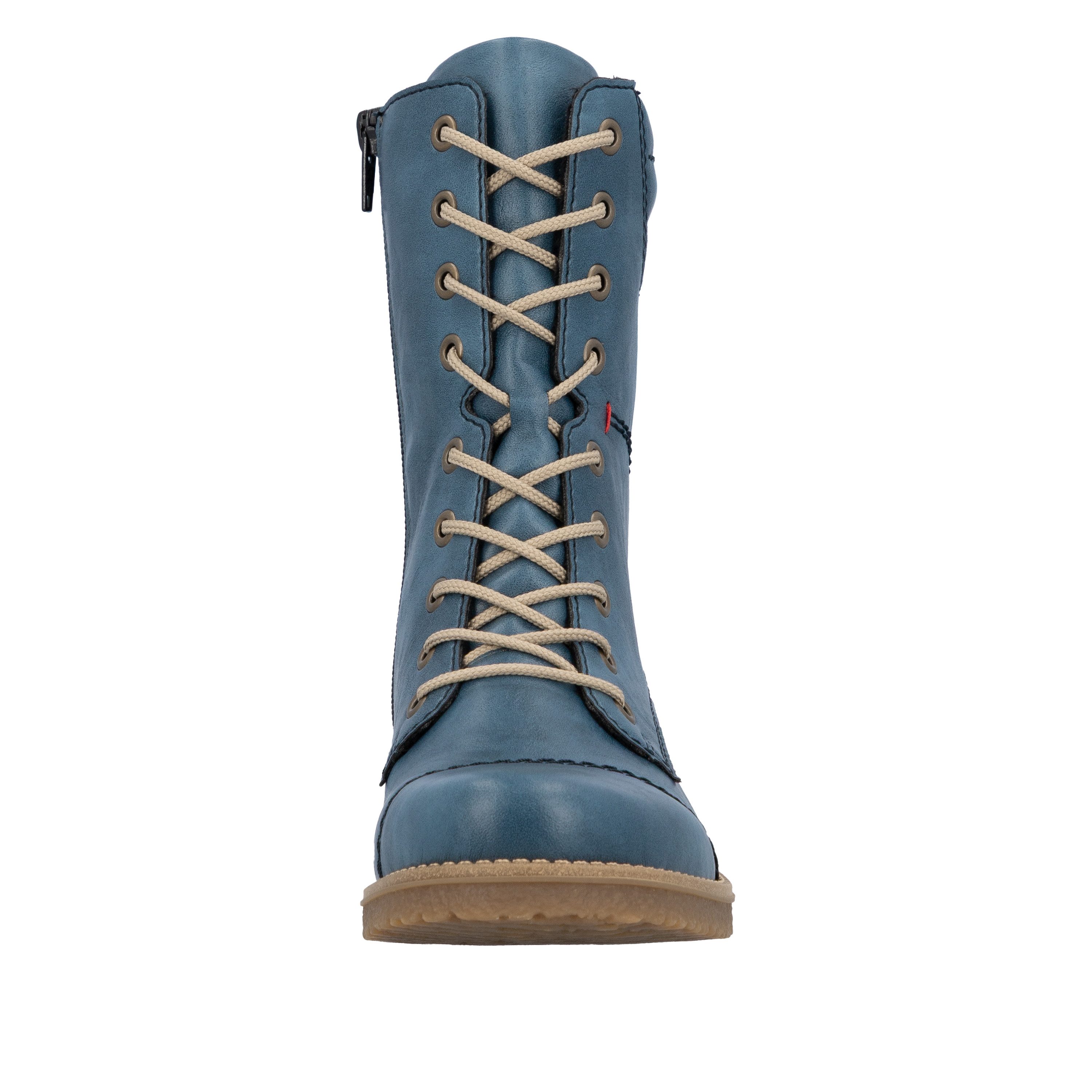 Rieker Schnürstiefelette Schnürboots, Herbstboots mit gepolstertem Schaftrand