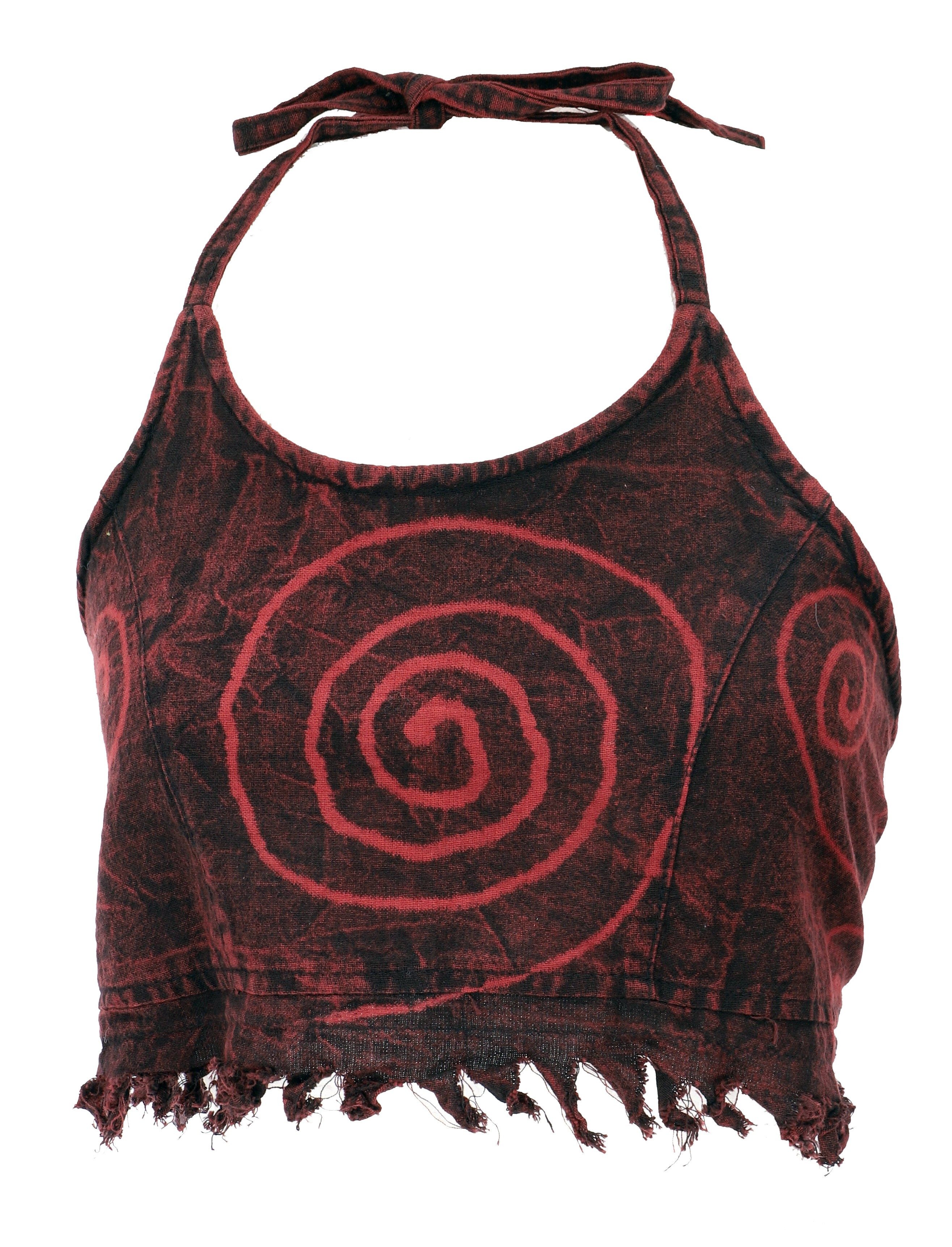 Guru-Shop T-Shirt Goa Top, Psytrance Neckholder Bandeau Batik Top.. Festiva günstig online kaufen