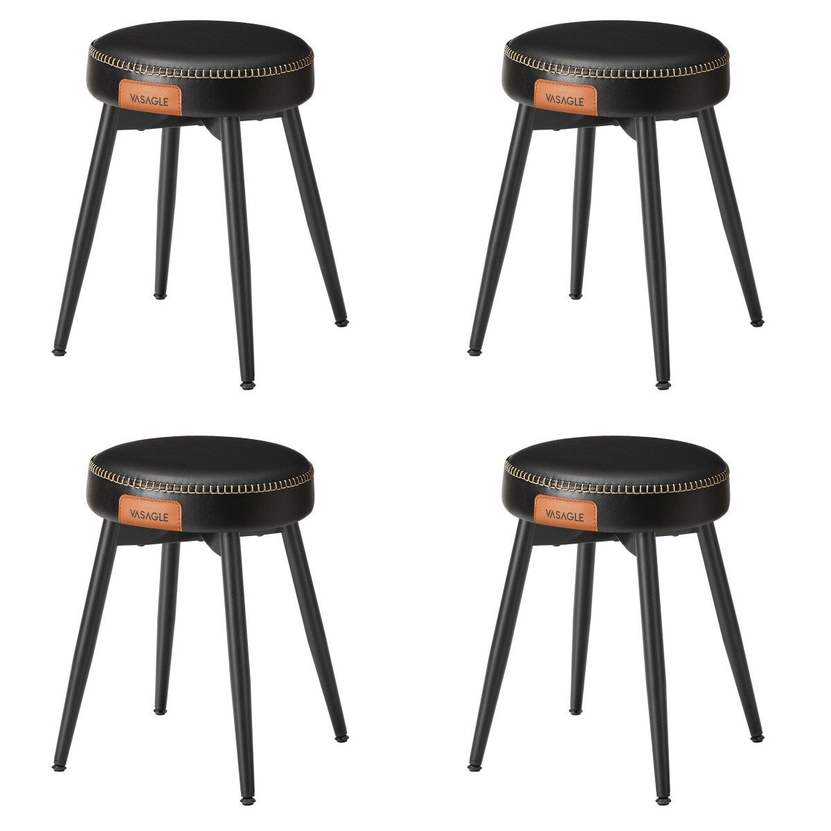 VASAGLE Sitzhocker (4 St), Esszimmerstuhl, EKHO günstig online kaufen