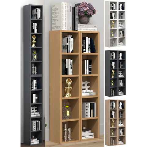 VCM Standregal Holz CD DVD Stand Aufbewahrung Deko Regal Megosa S, 1-tlg.