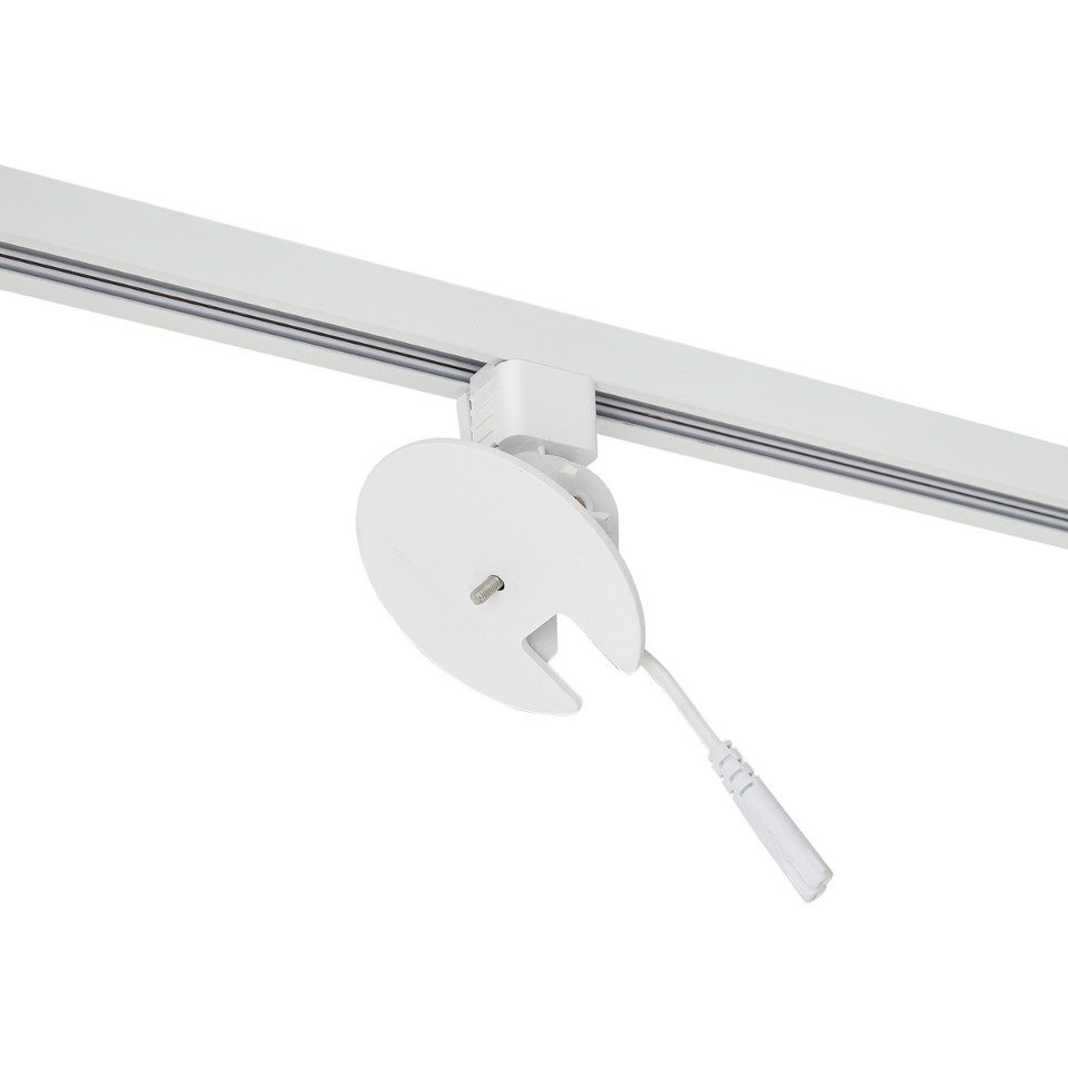 Qazqa Schienensystem-Verbinder Iconic, 10.1 cm, (1-tlg), QAZQA Schienen­leuchte, Weiß, Stahl, Modern