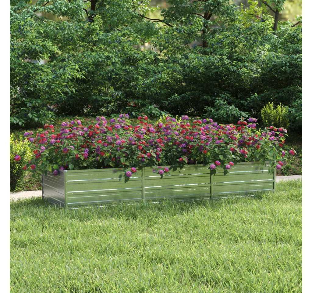 Thumbnail - vidaXL Hochbeet, Garten-Hochbeet 240x80x45 cm Verzinkter Stahl Silber