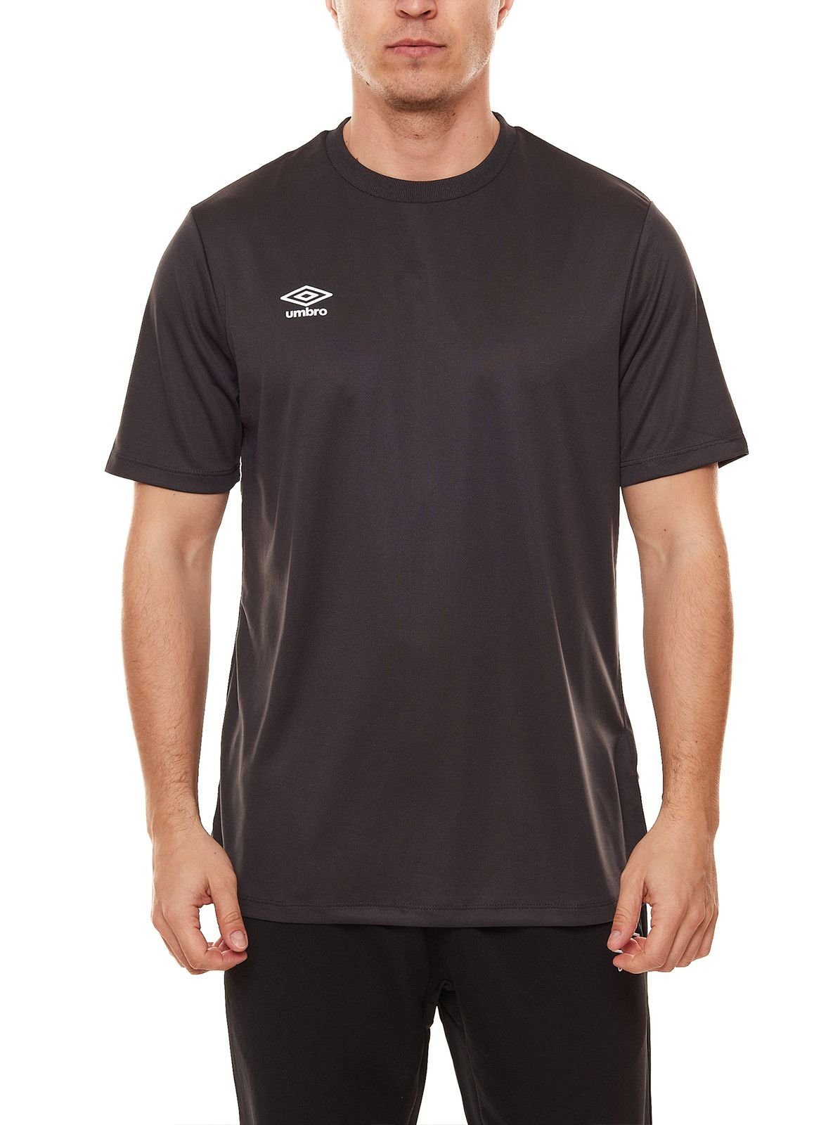 Umbro Funktionsshirt umbro Club Jersey Shortsleeve Herren Fußball-Shirt  Trikot 64501U-825 Trainings-Shirt Anthrazit