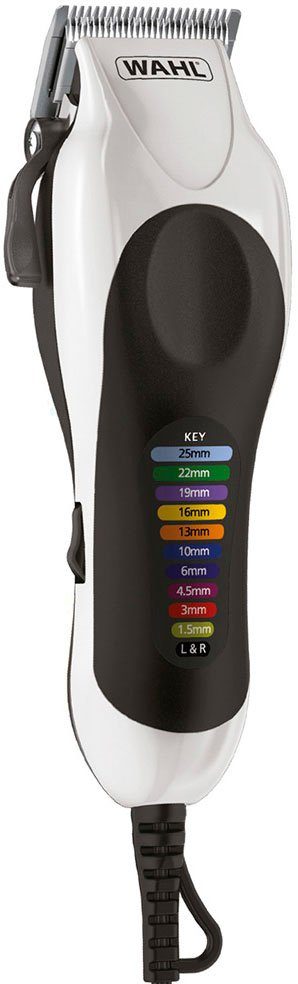 Wahl Haarschneider COLOR PRO(TM) PLUS 20104.0460, Set mit selbstschärfendem  Schneidblatt, Netzbetrieb, Aufschiebekämme für rechtes und linkes Ohr