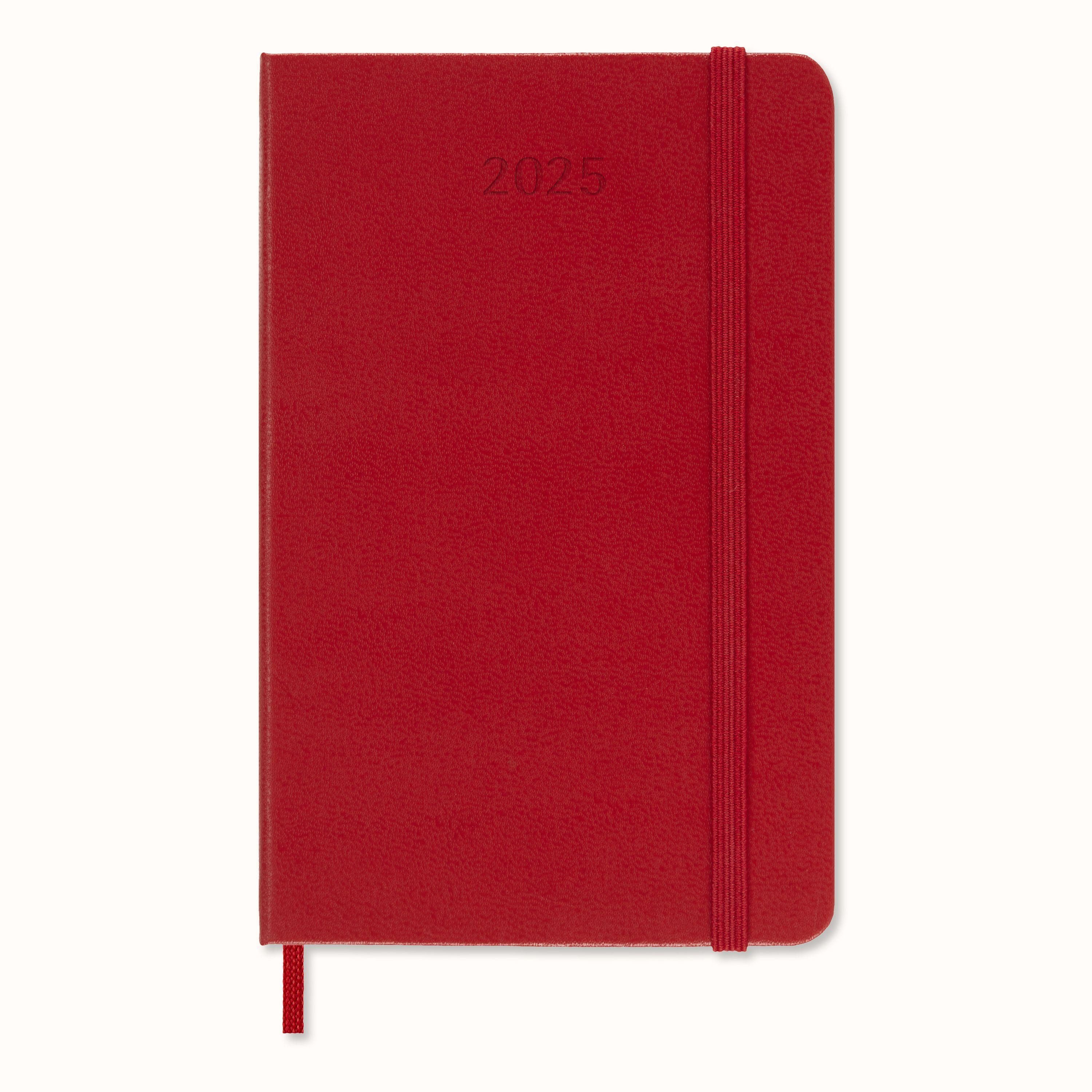 Terminkalender Moleskine 12 Monate Tageskalender 2025, Pocket/A6