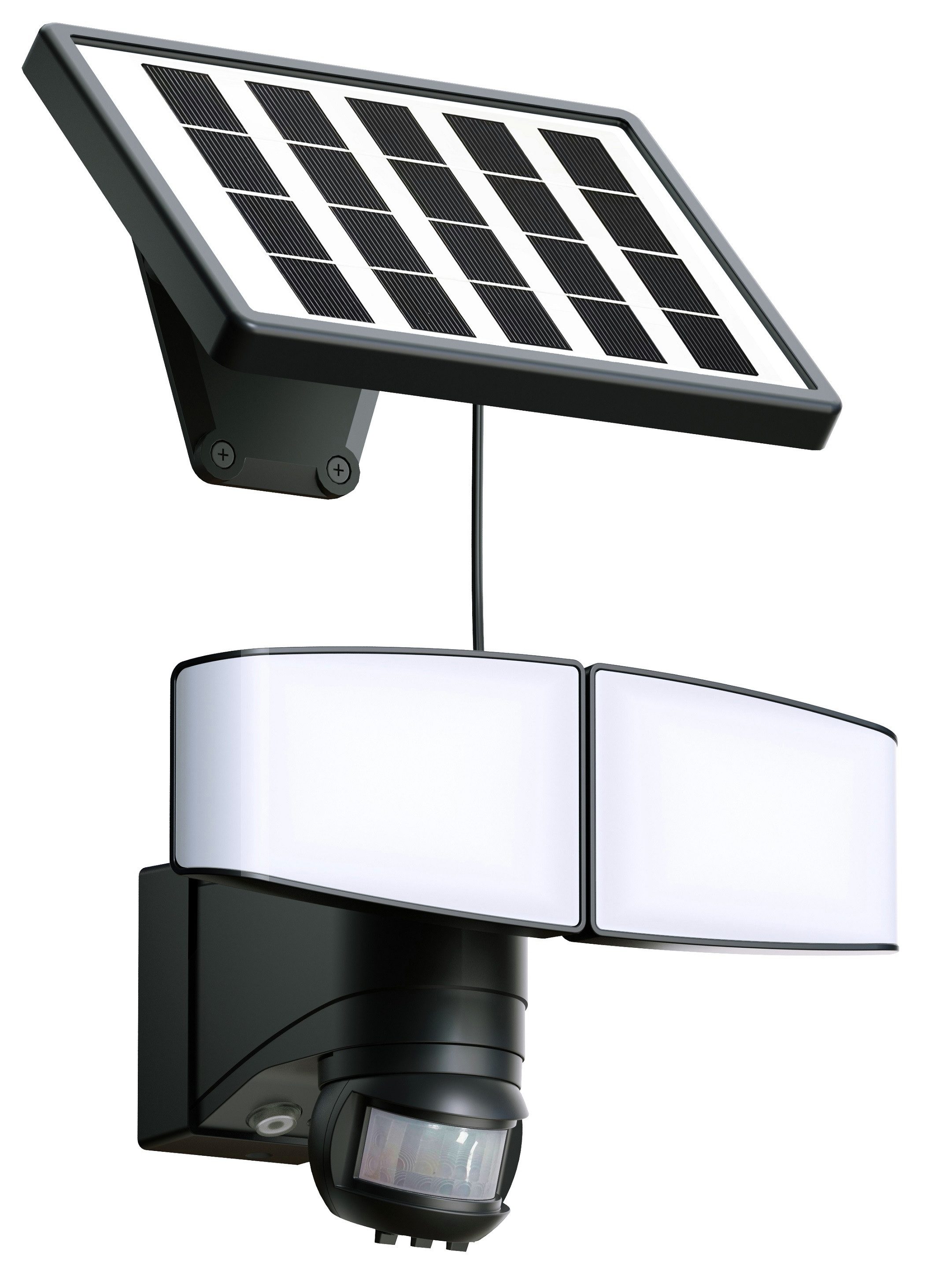 LED Solarleuchte mit Bewegungsmelder Innen und Außen 6000K 2x 450 Lumen