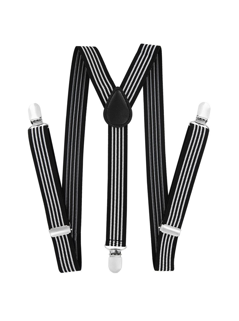 axy Hosenträger Kinder Jungen Hosenträger (1-St) Kinder 7-12 Jahre, 3 Stabile Clips Y-Form 2,5cm Breit verstellbar