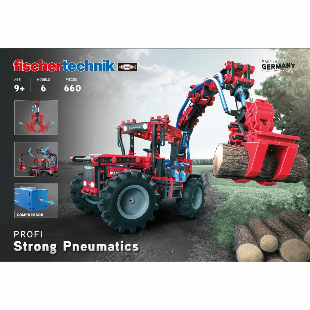 fischertechnik Strong Pneumatics Konstruktions-Spielset, (660 St)