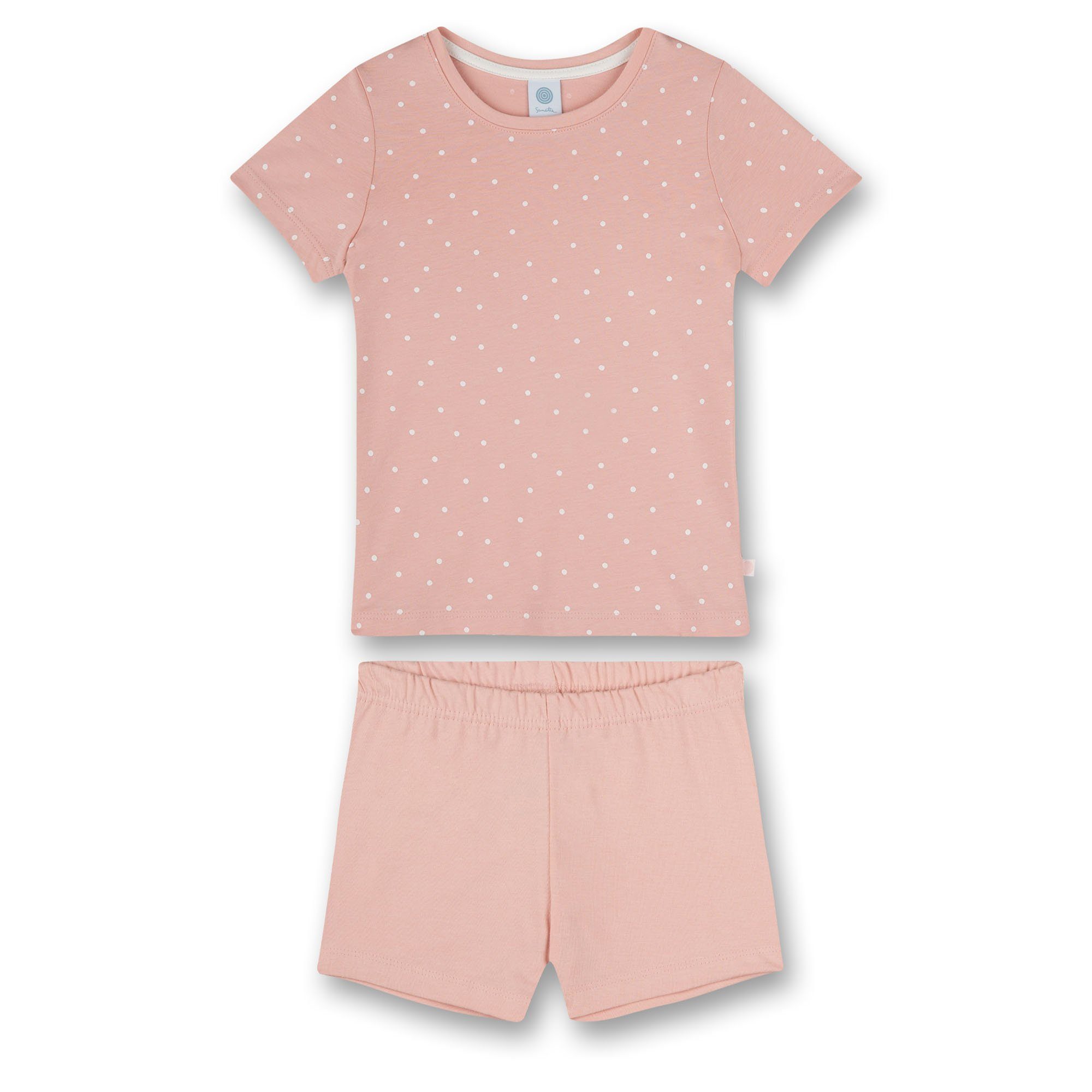 Pyjama Punkte Sanetta Pyjama, Mädchen Baumwolle, Schlafanzug -