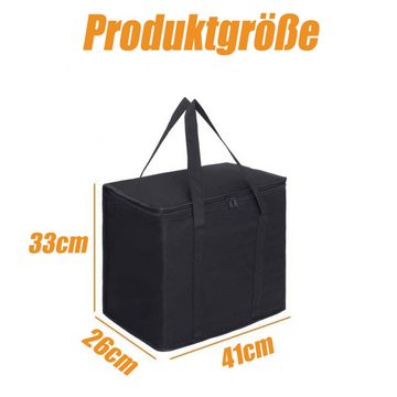 Lubgitsr Picknickkorb Kühltasche Faltbar Picknicktasche Lunchtasche Lebensmitteltransport (1 St)