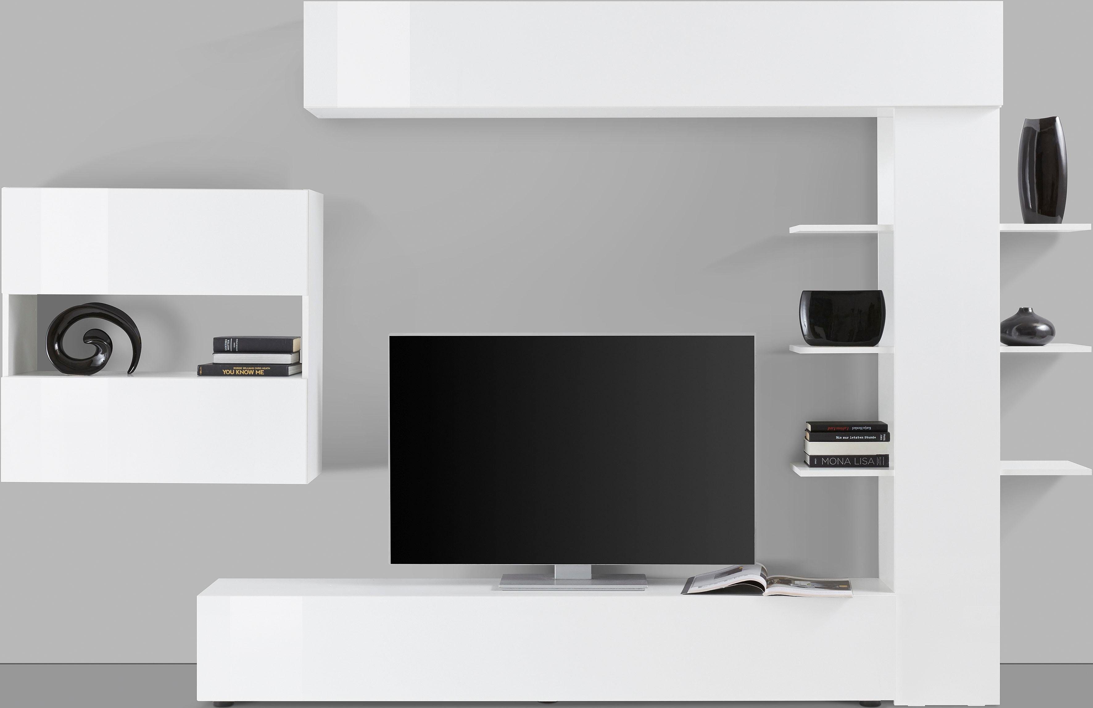 OTTO home Wohnwand Sorano, (Set, 4-St), mit Hängeschrank