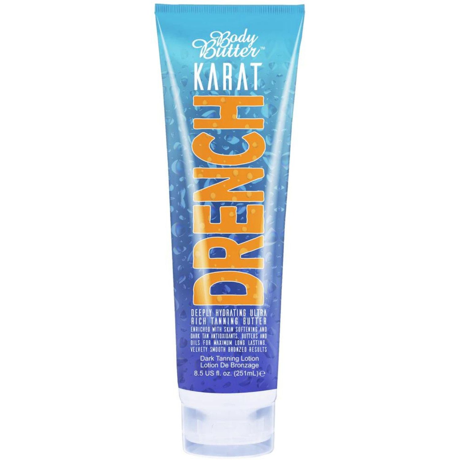 Body Butter Selbstbräunungslotion Body Butter Karat Drench Bräunungsbutter 251 ml, 1-tlg., Mit Cupuaçu-Butter und Kokosöl für geschmeidige Haut
