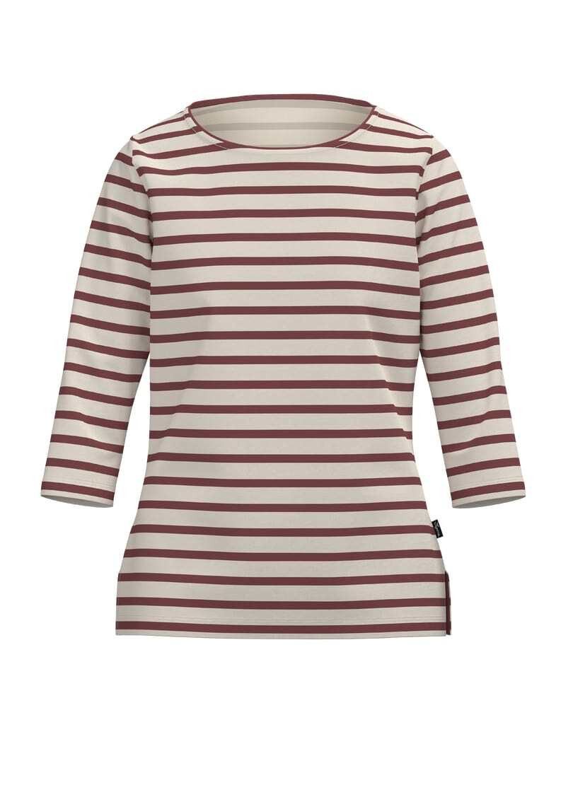 T-Shirt TRIGEMA 3/4 Arm T Shirt mit Ringelmuster "Sail"