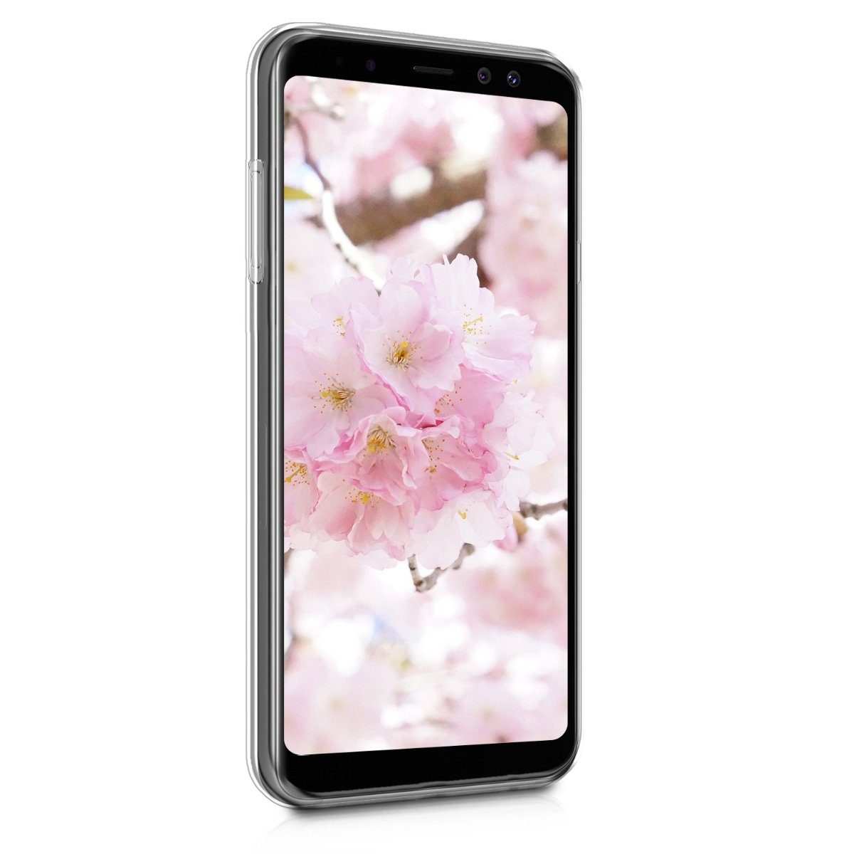 kwmobile Handyhülle Case für Samsung Galaxy A8 (2018), Hülle Silikon transparent - Silikonhülle