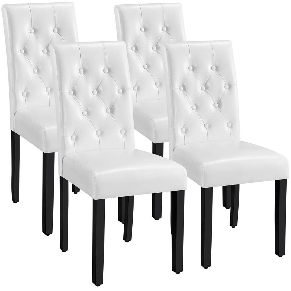 Yaheetech Esszimmerstuhl Küchenstuhl mit Hoher Rückenlehne günstig online kaufen