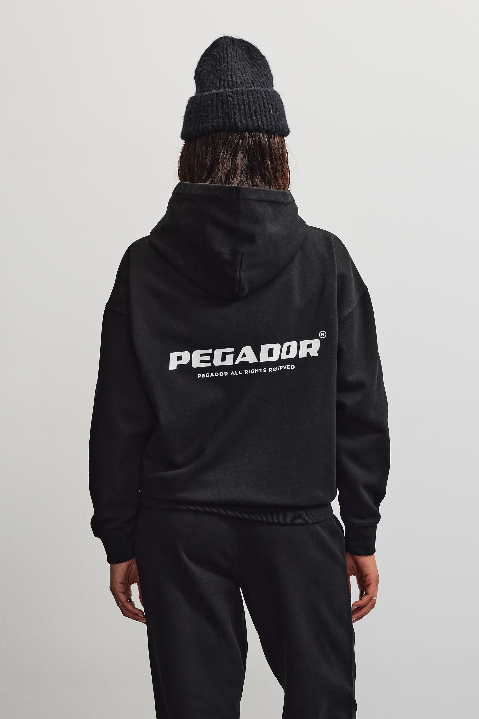 PEGADOR Kapuzensweatshirt ATNA LOGO OVERSIZED HOODIE Baumwollmischung, oversize – Bild 3 von 5