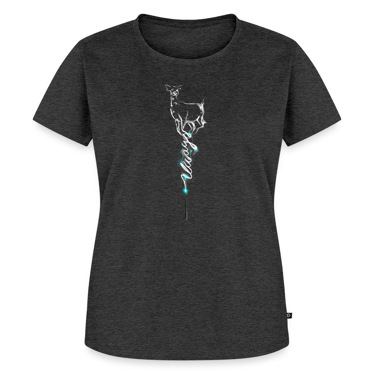 Spreadshirt T-Shirt Harry Potter Hirschkuh Patronus Frauen Premium T-Shirt (1-tlg)