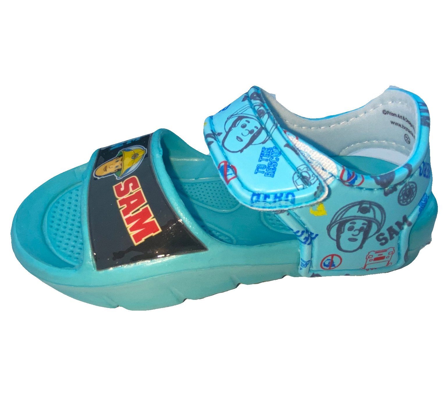 Sandalen Sommer Schuhe Kinder Klettverschluss Blau 