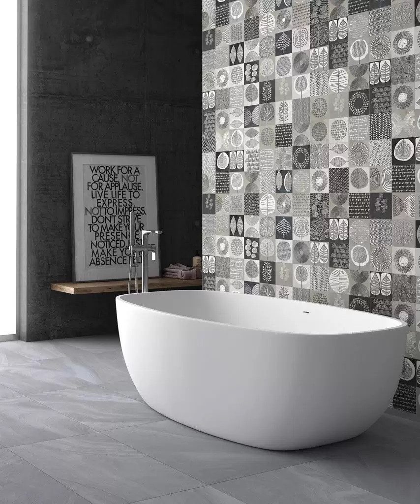 BOXTEC Bodenfliese NAKURU GREY 16.5 x 16.5 Feinsteinzeug Wand- und Bodenfliese, Feinsteinzeug 16.5x16.5, Grau