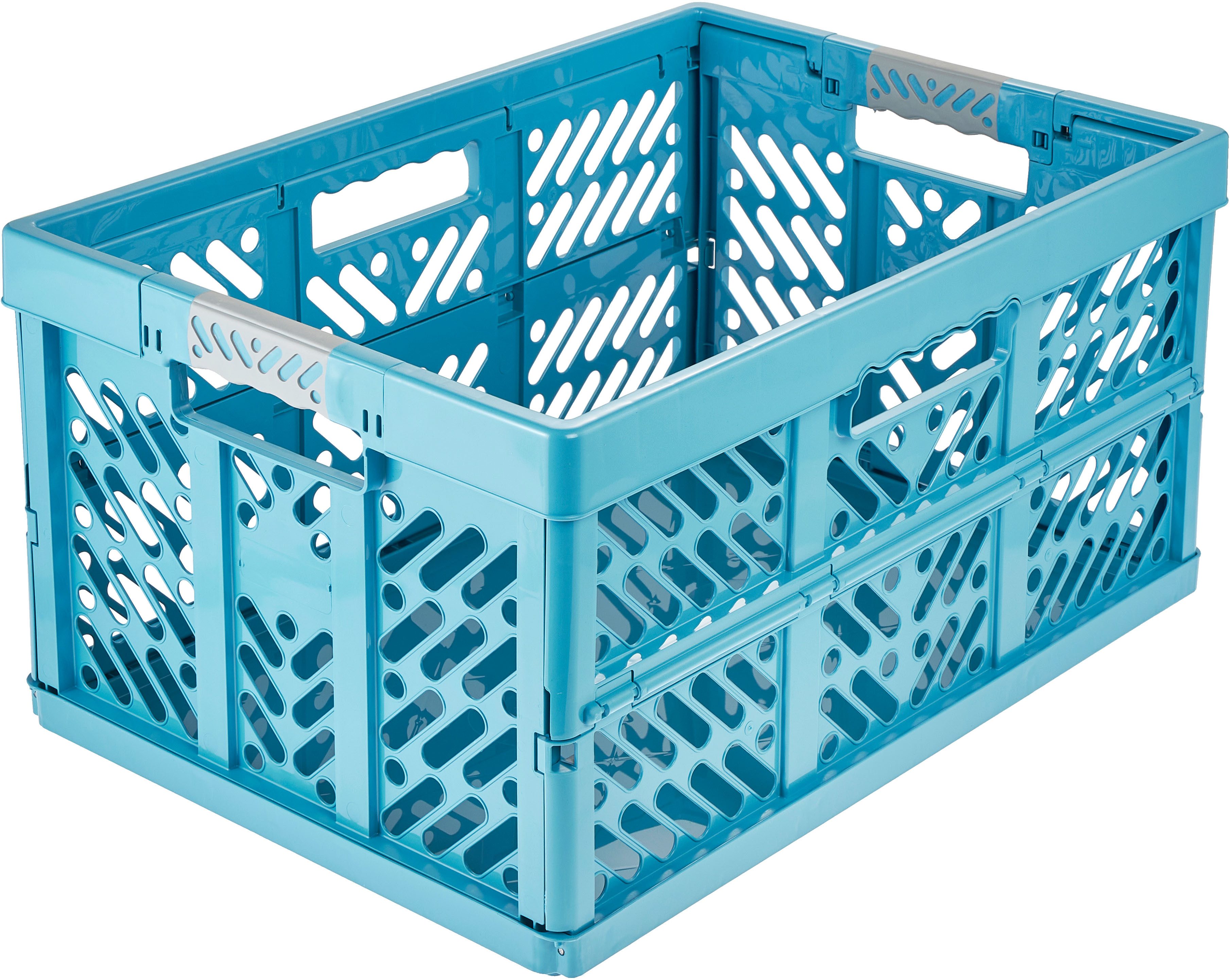 keeeper Klappbox ben eco, Profi-Klappbox mit Softgriffen, 54 x 37 x 28 cm, 45 l, 45 l, Soft-Touch-Griffe, zusammenklappbar