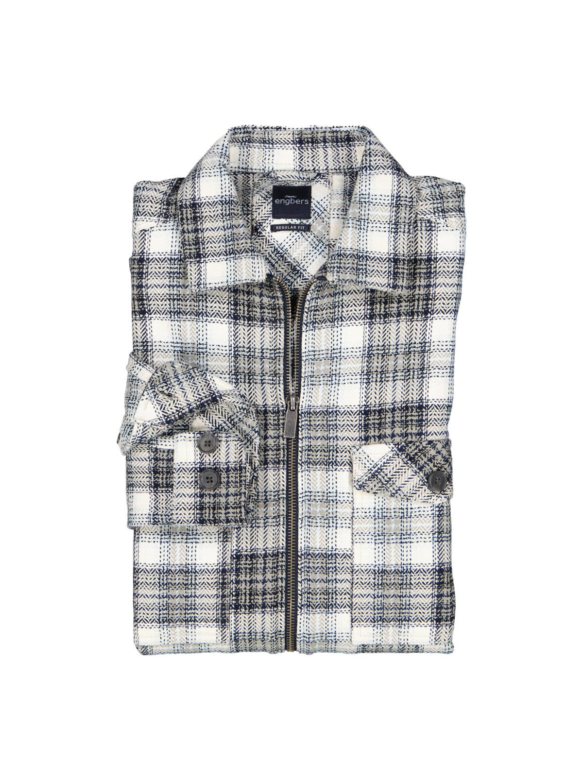 Langarmhemd Overshirt kariert