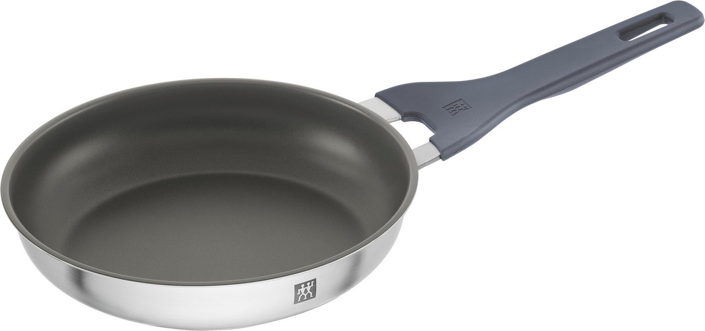 Zwilling Bratpfanne Simplify, Edelstahl 18/10 (1-tlg), Keramikbeschichtung, Stay-Cool-Griffe, Sandwichboden