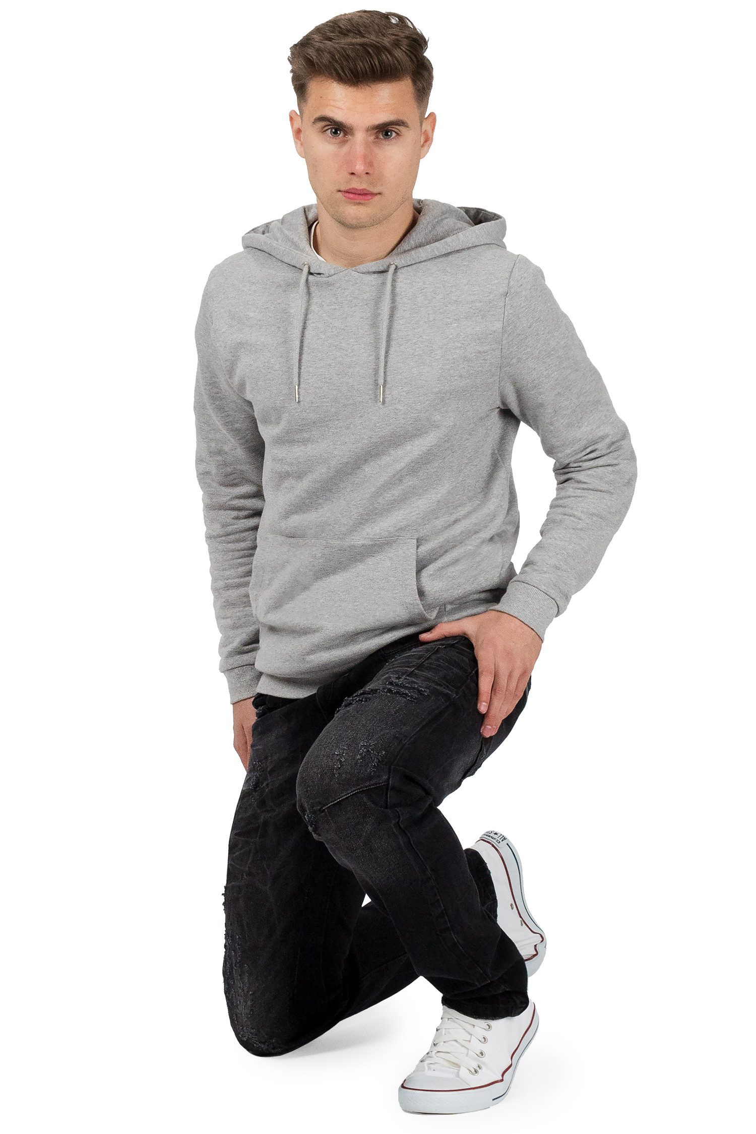 Cipo & Baxx Regular-fit-Jeans Herren Regular Fit Hose Stonewashed BA-CD104 (1-tlg) Destroyed-Look mit verstärkten Löchern und Used-Look