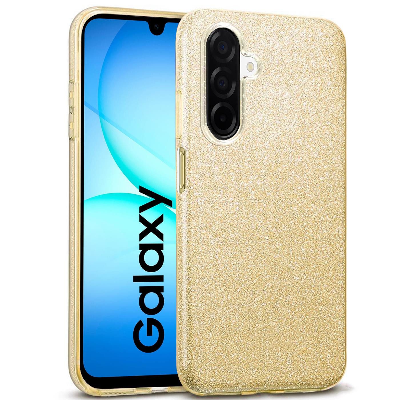 CoolGadget Handyhülle Glitzer Glamour Hülle für Samsung Galaxy A17 5G 6,7 Zoll, Slim Case mit Glossy Effect Schutzhülle für Samsung A17 5G Hülle