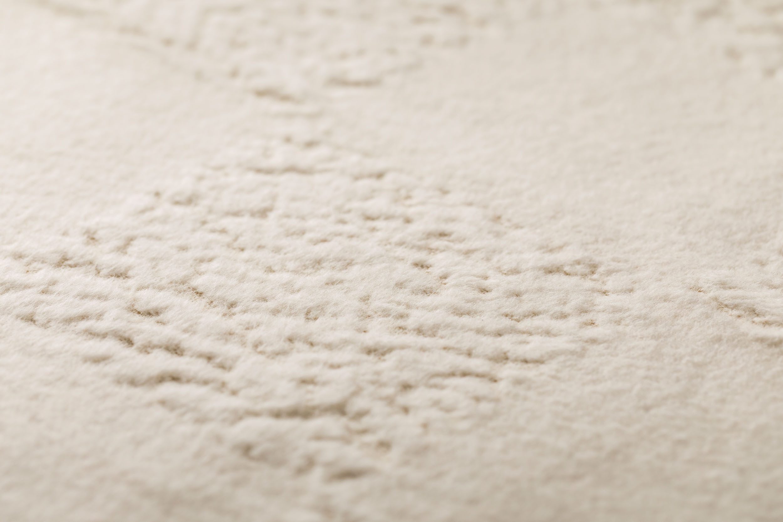 Wohndecke Teddy 'Karo' 150 x 200 cm Rohweiß, DAVID FUSSENEGGER günstig online kaufen