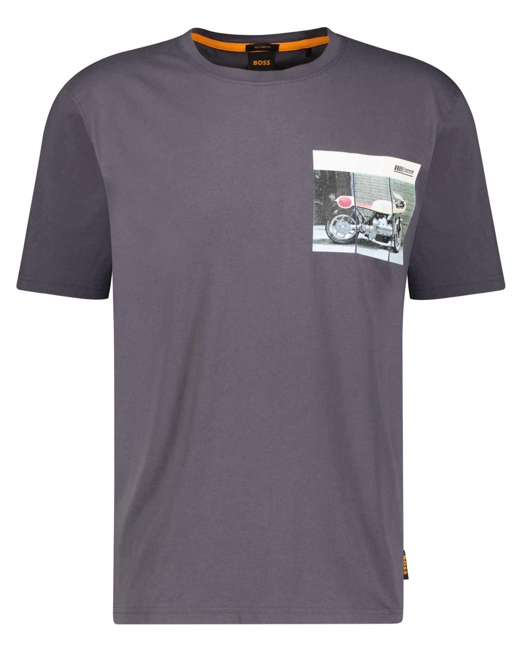 BOSS T-Shirt Herren T-Shirt TEEMOTOR (1-tlg) anthrazit (14) | T-Shirts