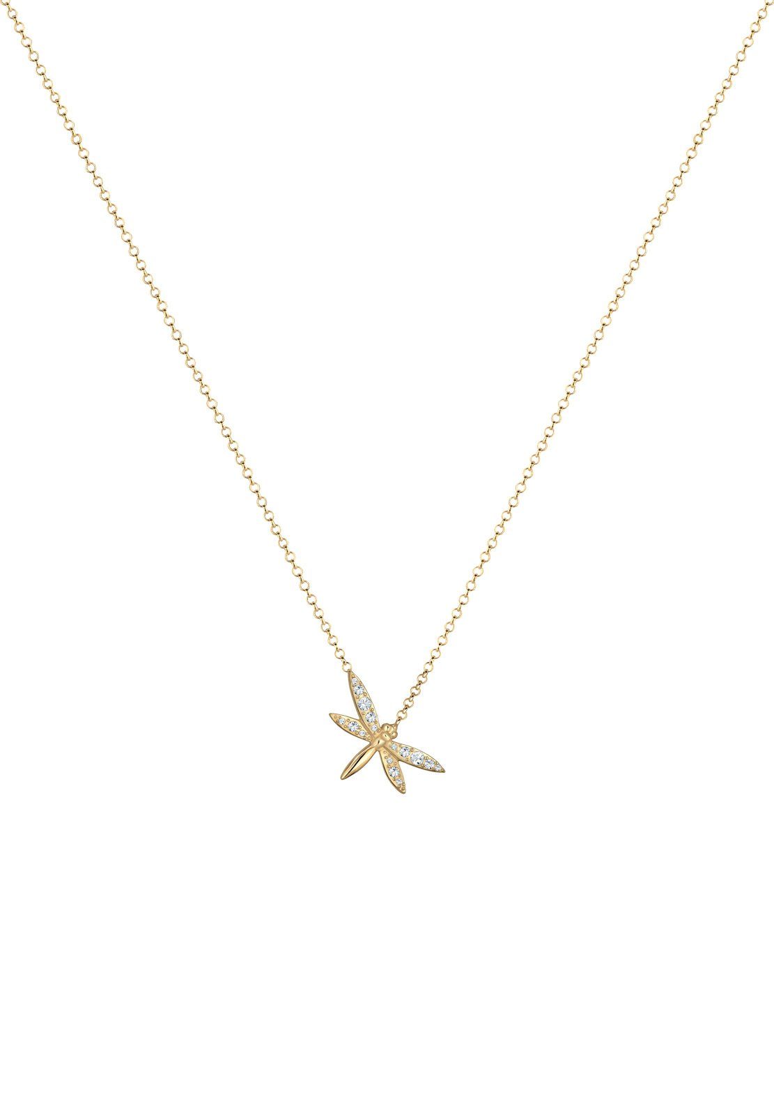 Elli Kette mit Anhänger Libelle Glas günstig online kaufen