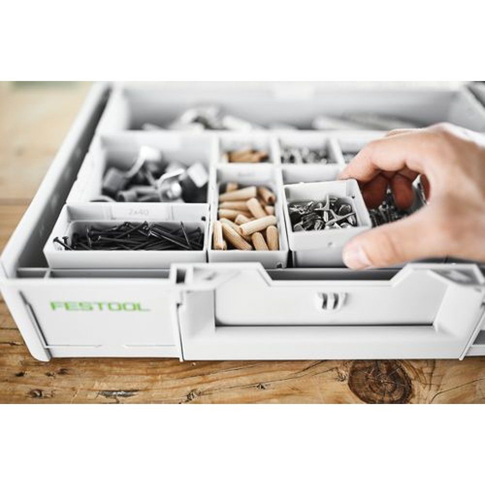 FESTOOL Box 6 Werkzeugbox Einsatzboxen 150x150x68/6 Stück (204863),