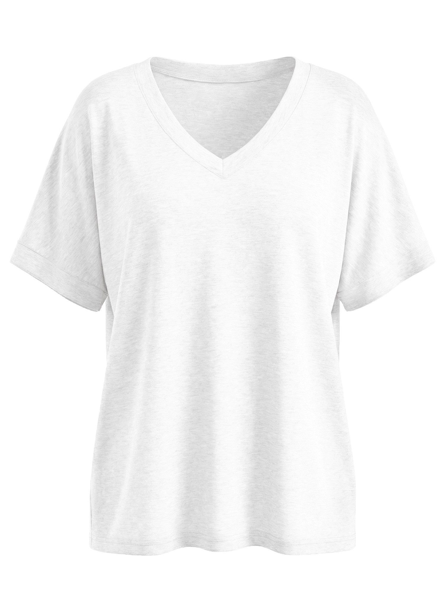 Imily Bela T-Shirt Damen Lässige Lockere Sommertops (Packung, 1-tlg., 1per- günstig online kaufen