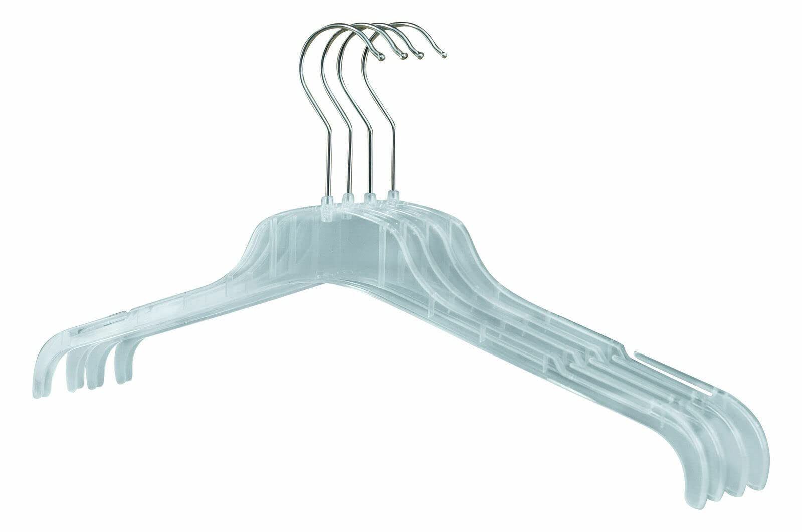 RSR Hangers Kleiderbügel FO 47 cm Hemdenbügel 360° Haken transparent, (50-t günstig online kaufen