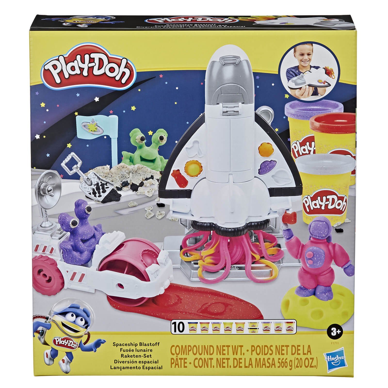 Play-Doh Глина і пластилін Глина і пластилін Глина і пластилін Raketen Set Spaceship Knetwerkzeug Spielset