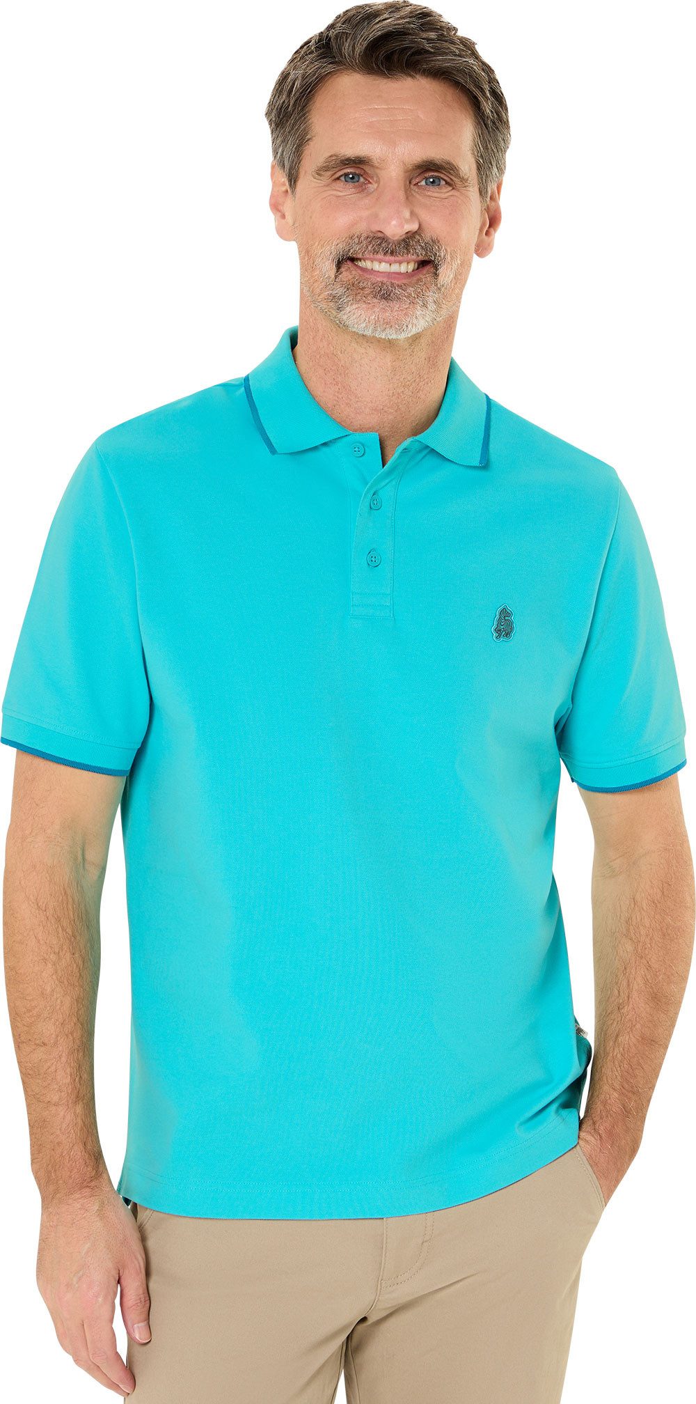 Jacques Britt Poloshirt Atmungsaktiv und hautsympathisch - natürlicher Komfort durch Baumwolle