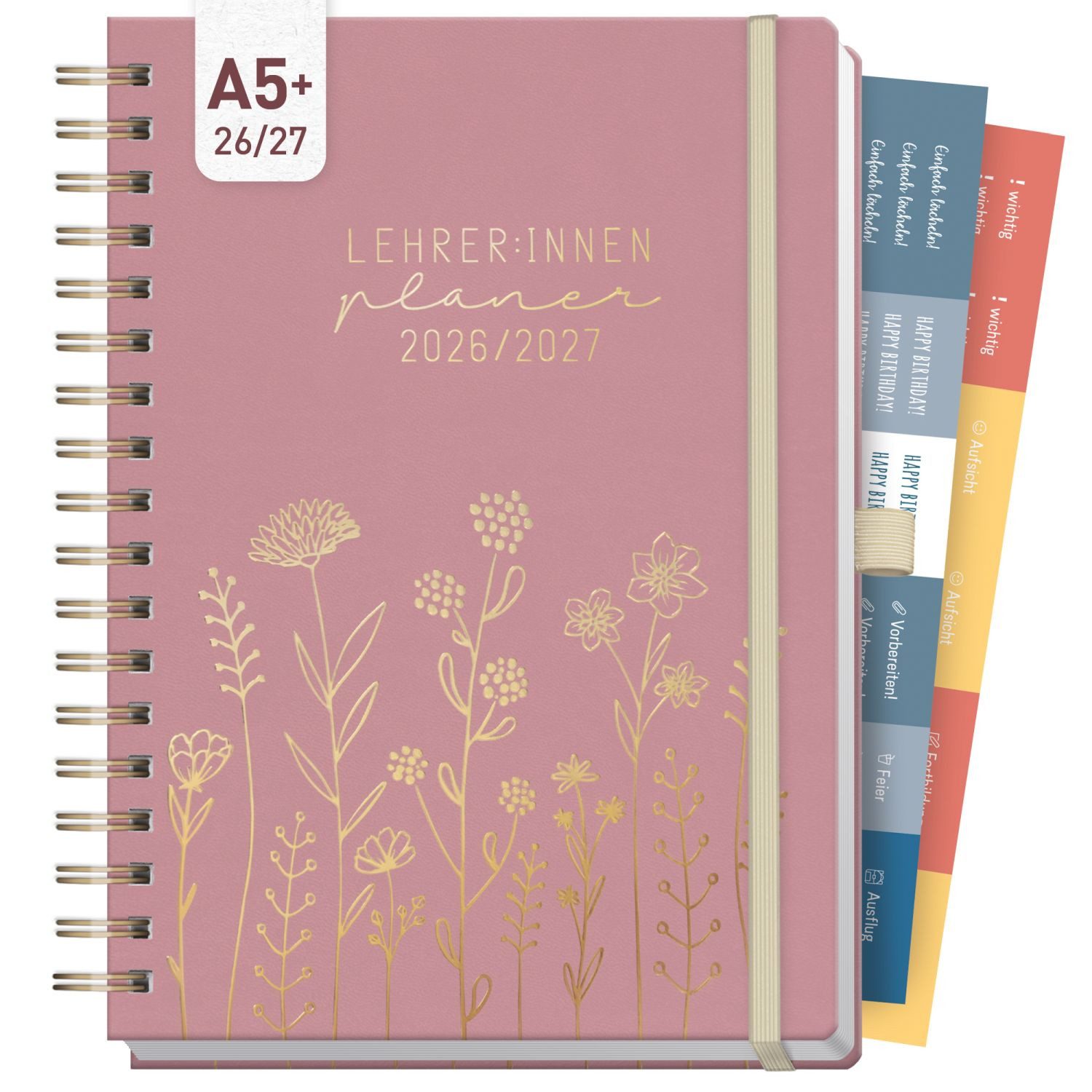Häfft Lehrerkalender Lehrer-Planer Deluxe KL 2026/2027 / A5+