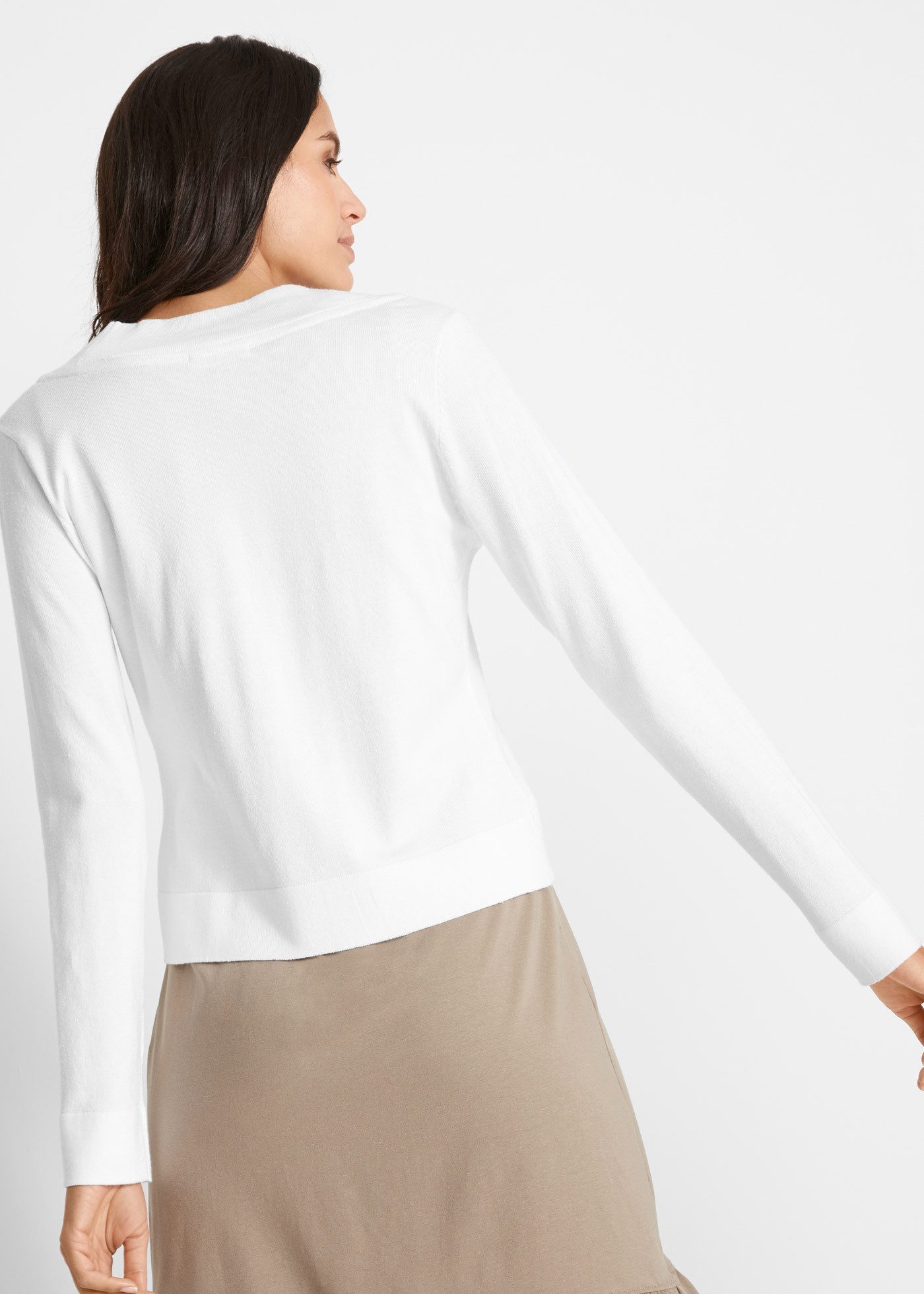 bonprix Bolero lockere Passform, kurze Strickjacke, festlicher Stil günstig online kaufen