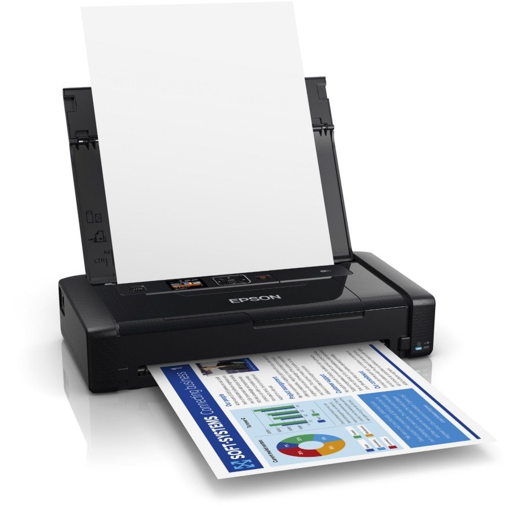 Epson WorkForce WF-110W - Tintenstrahldrucker - schwarz Tintenstrahldrucker, (WLAN (Wi-Fi)