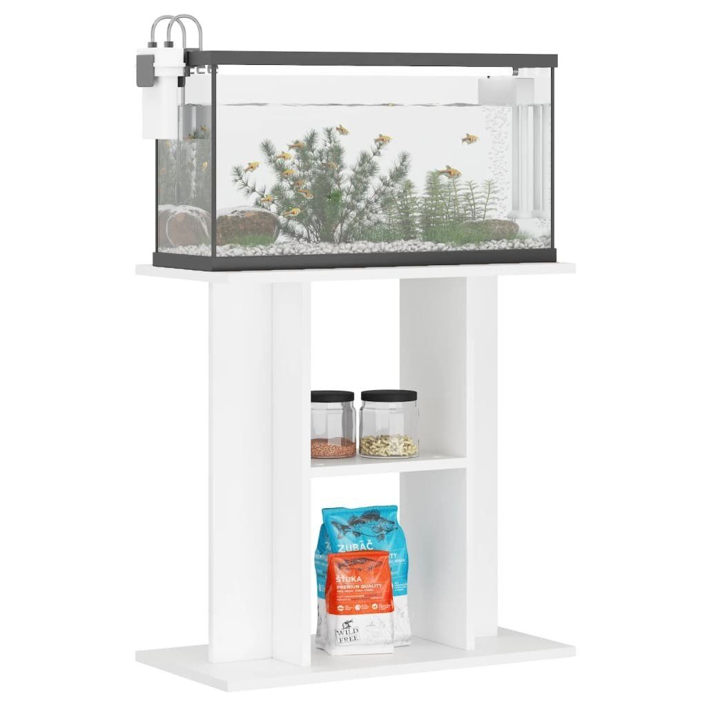 vidaXL Aquariumunterschrank 60 x 30 x 60 cm Aquariumständer Weiß 60x30x60 cm Spanplatte Aquarium U