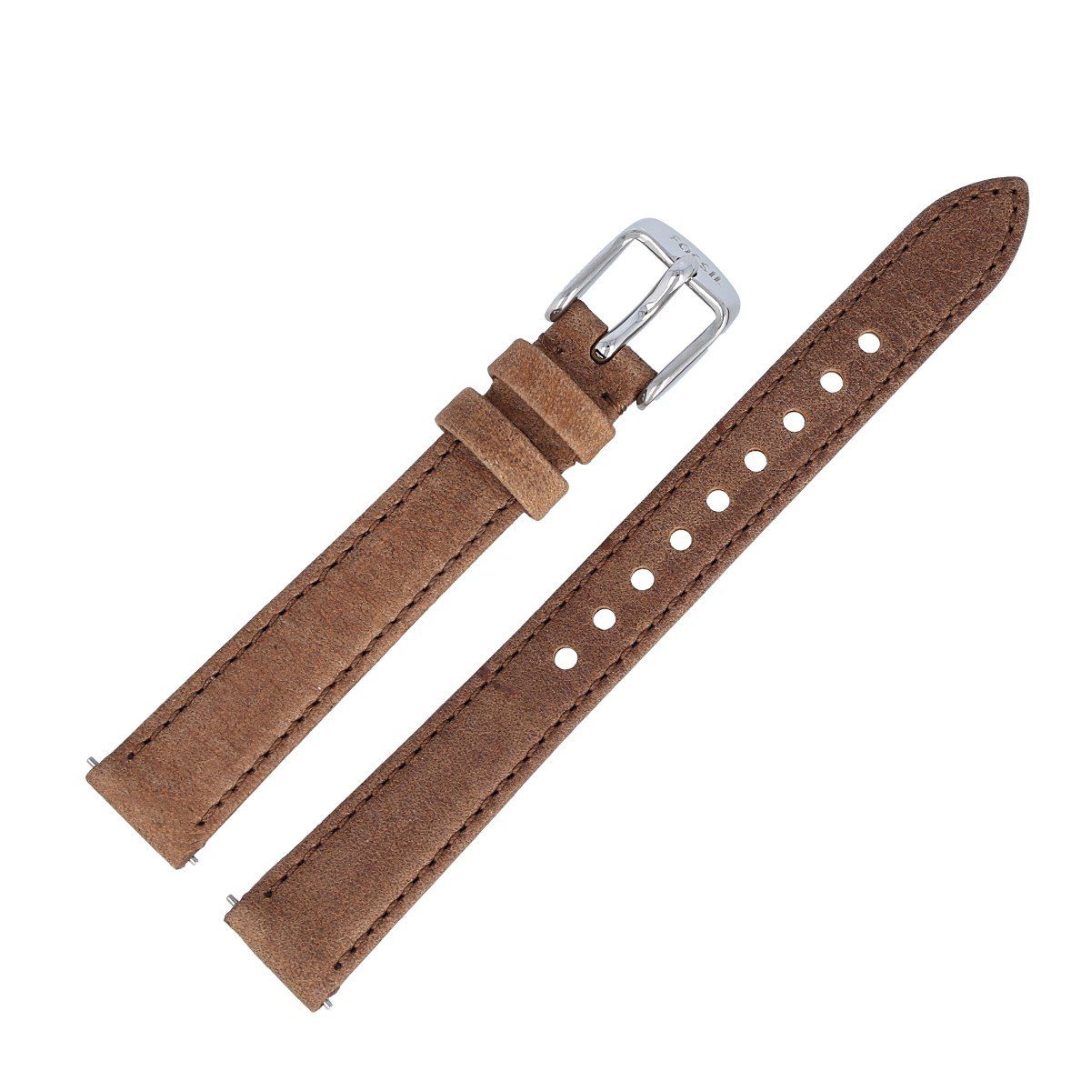 Fossil Uhrenarmband 14mm Leder Braun ES-3708 günstig online kaufen