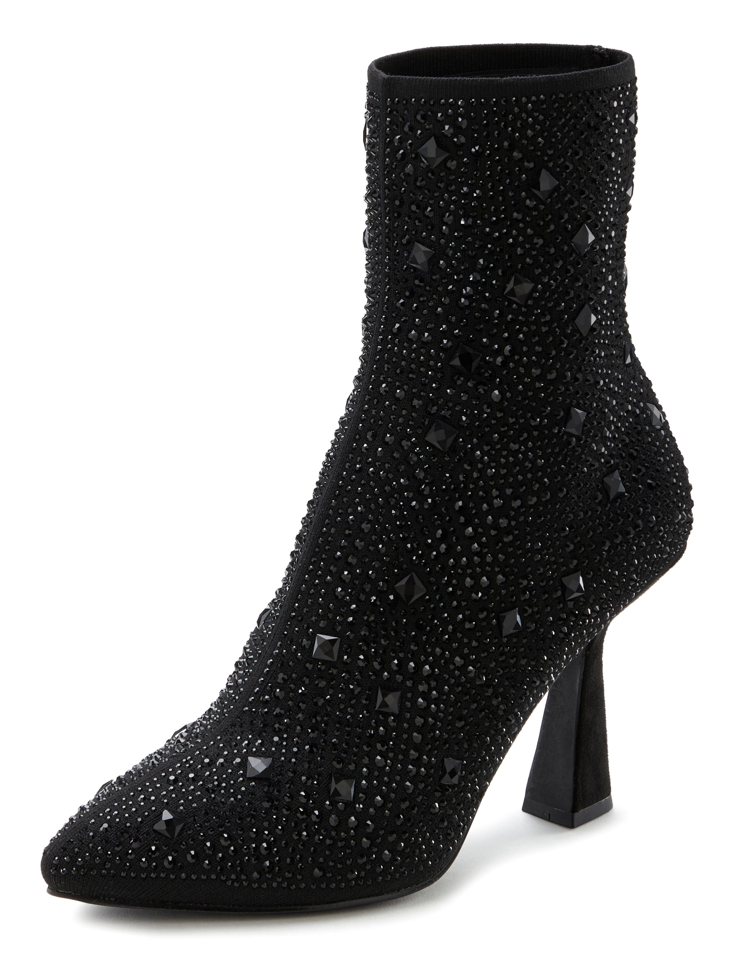 LASCANA Sock Boot, High-Heel-Stiefelette Schlupf-Stiefel, Ankle günstig online kaufen