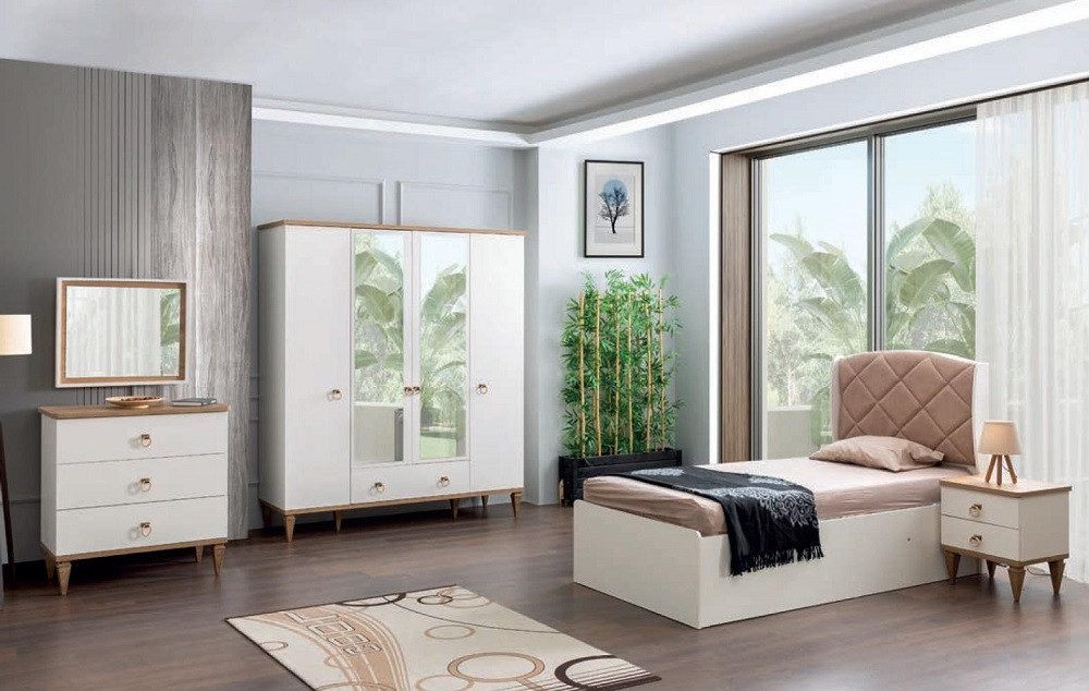 Jugendzimmer-Set Luxuriöses Jugendzimmer-Set mit Schrank, Kommode und Bettgestell